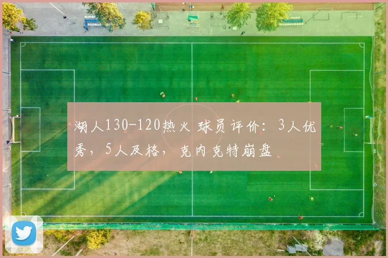 湖人130-120热火 球员评价：3人优秀，5人及格，克内克特崩盘